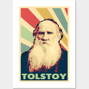 Leo Tolstoy Vintage Colors Posters and Art